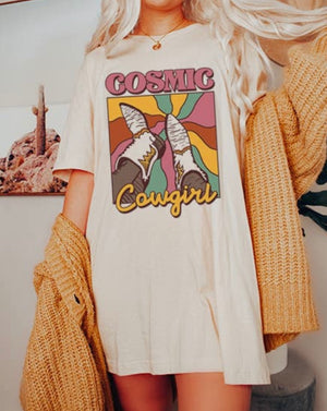 
            
                Load image into Gallery viewer, Cosmic Cowgirl Graphic Tee
            
        
