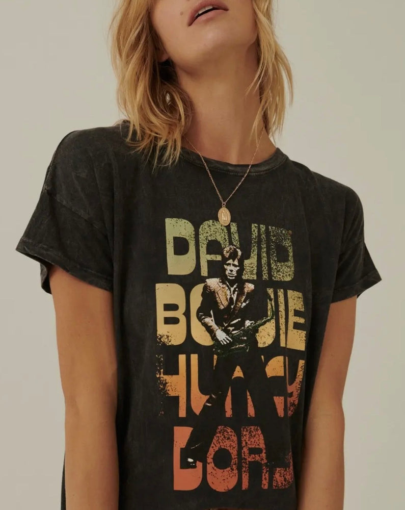 David Bowie Vintage Washed  Graphic Tee